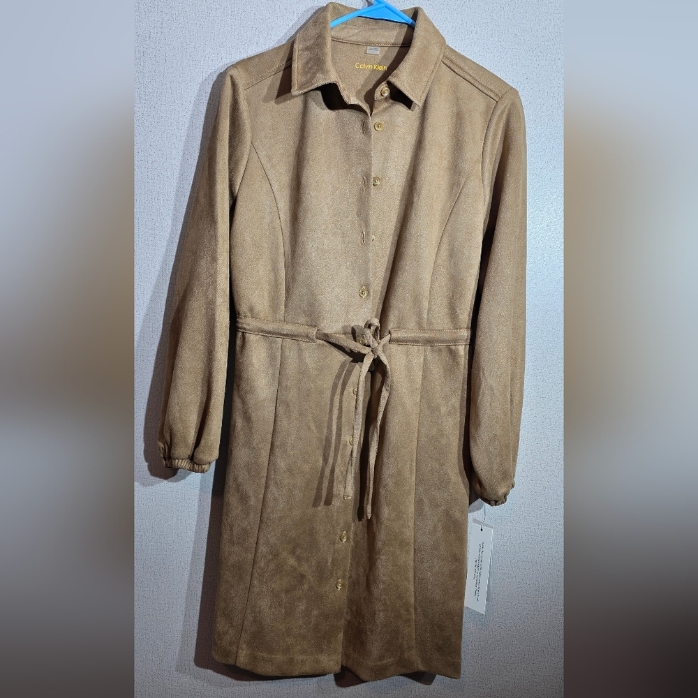 Calvin Klein Beige Textured Fabric - Picture 2 of 4